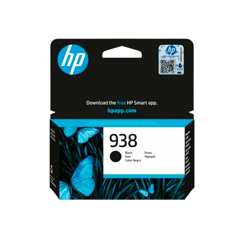 HP - TINTA HP 938 NEGRO 1250 PAG OFFICEJET PRO 9110 9120 PN 4S6X8PL