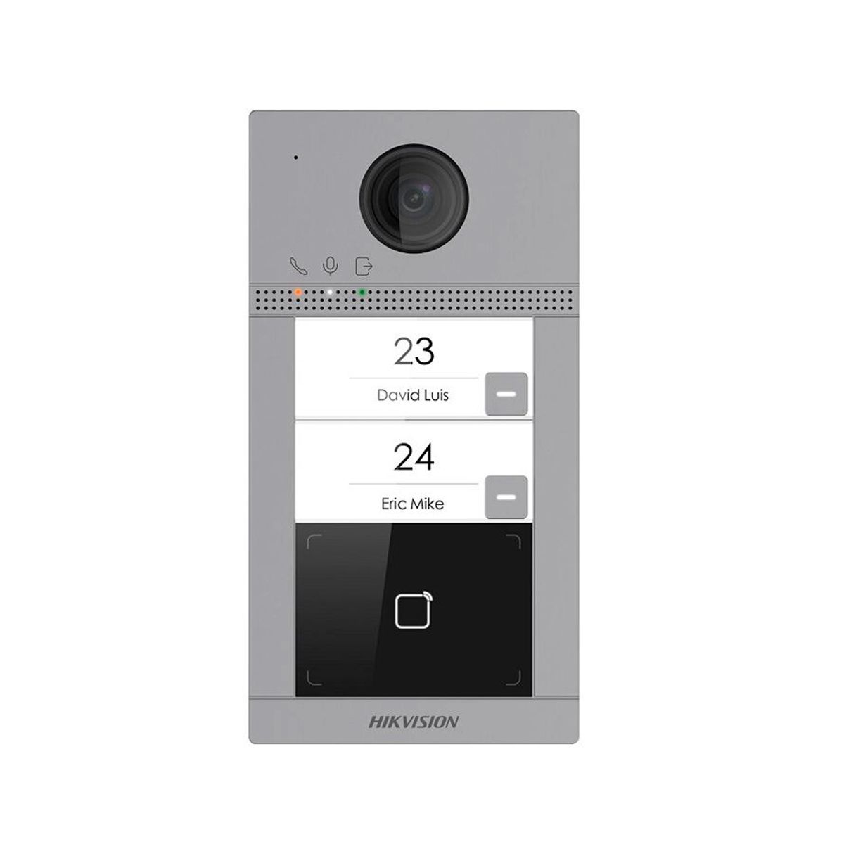 HIKVISION - CAMARA VIDEO PORTERO HIKVISION 2 BOTONES GRIS PN HK-DS-KV8213-WME1