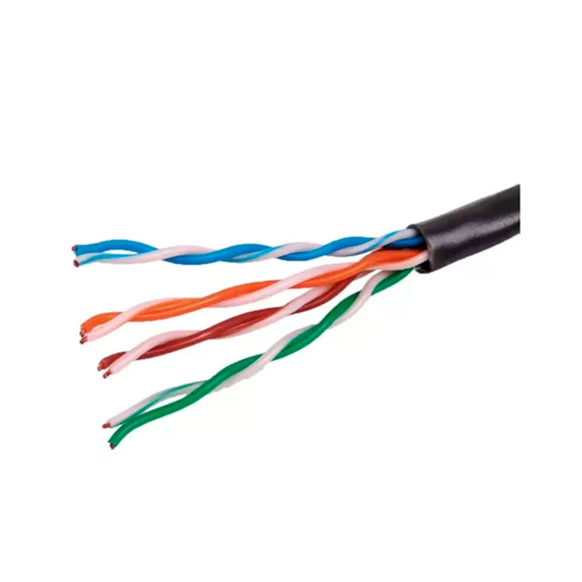 HIKVISION - ROLLO DE CABLE UTP 4 PARES HIKVISION 5E EXTERIOR PN HK-DS-1LN5EO-UUE