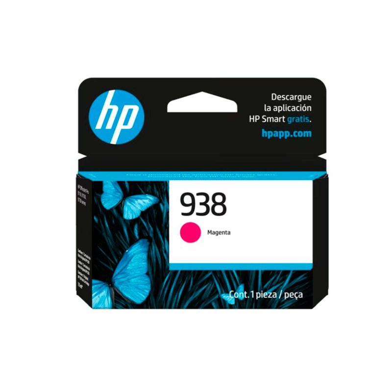 HP - TINTA HP 938 MAGENTA 800 PAG OFFICEJET PRO 9110 9120 PN 4S6X6PL