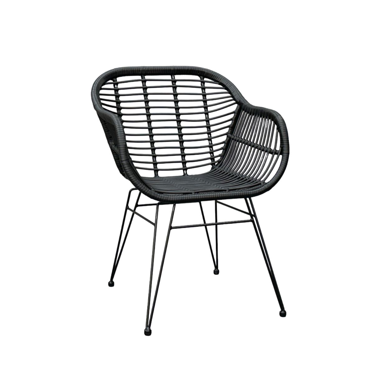 NIHM - Silla de Terraza Nanilin Negro