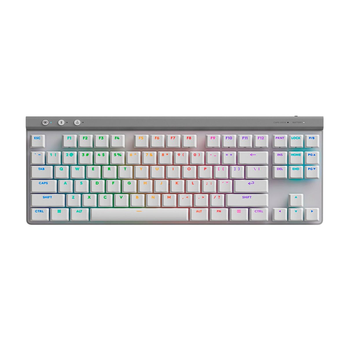 LOGITECH - TECLADO LOGITECH G515 TKL LIGHTSPEEDBT RGB BLANCO PN 920-012535