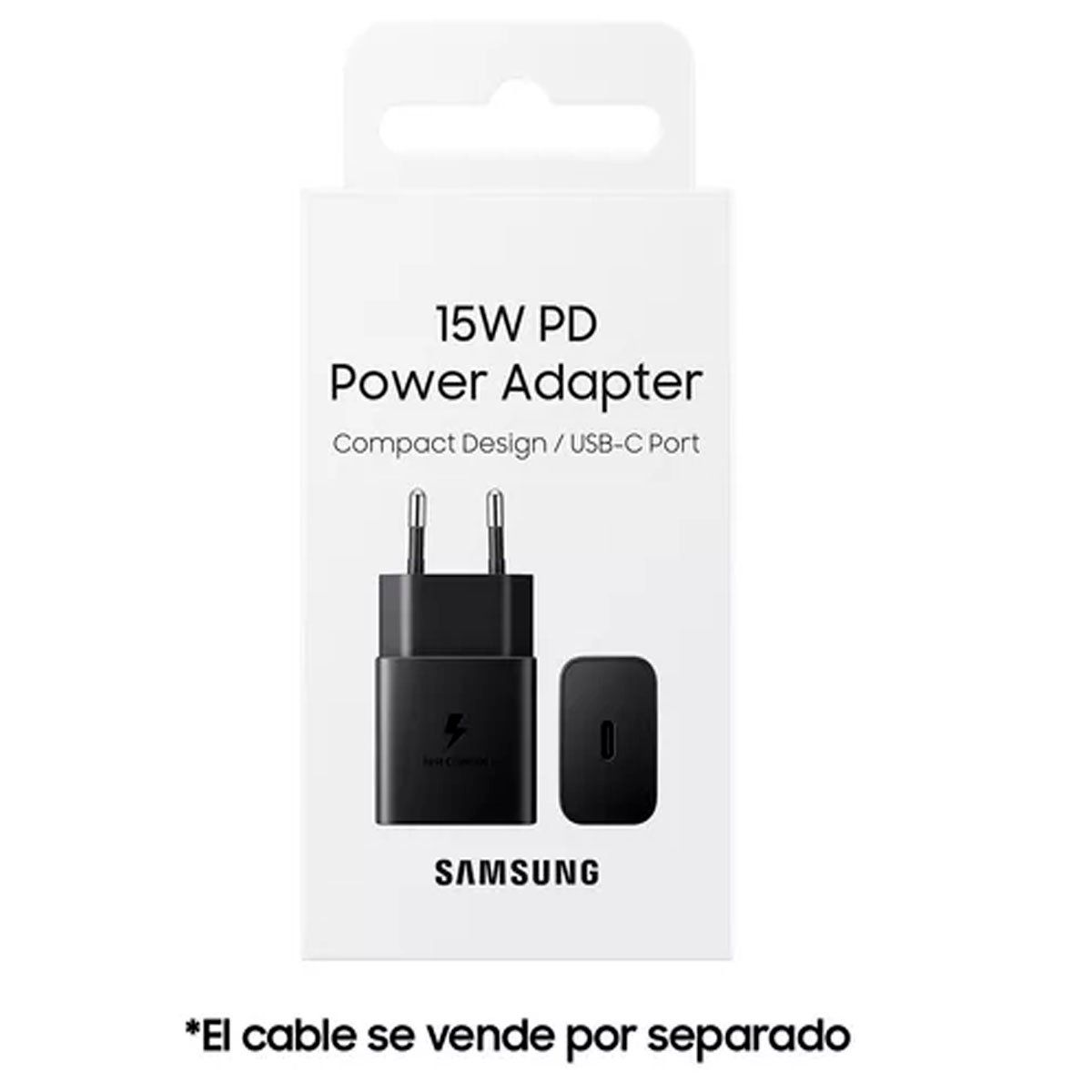 SAMSUNG - Cargador de Pared Samsung 15W Galaxy A14 Color Negro