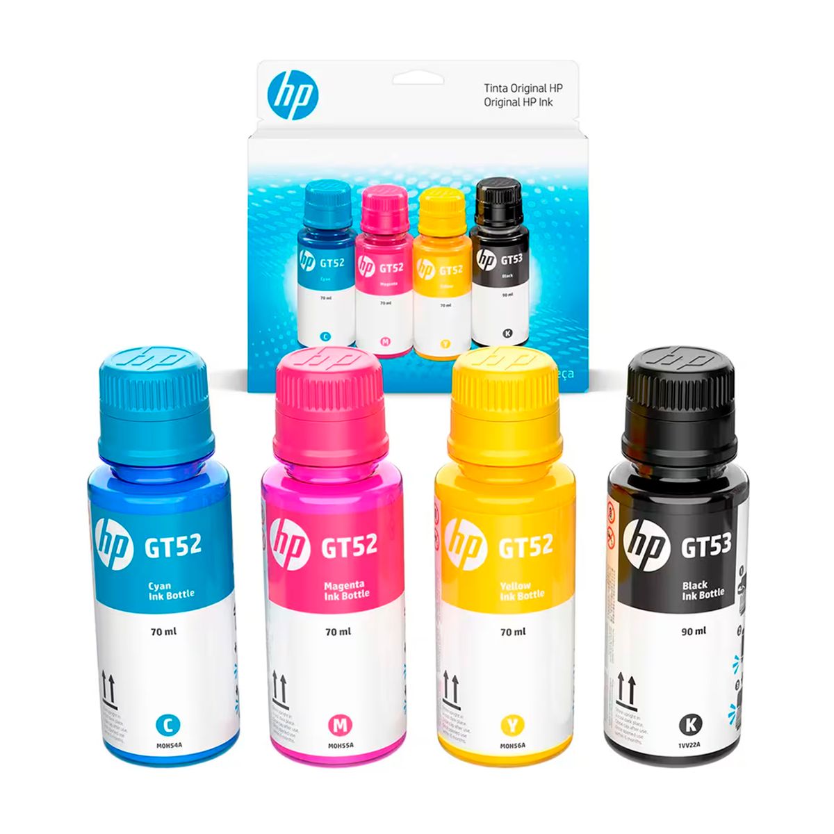 HP - TINTA HP GT52GT53 PACK COLOR 8K COLOR 4K BN GT5800 PN 9F3N4AL