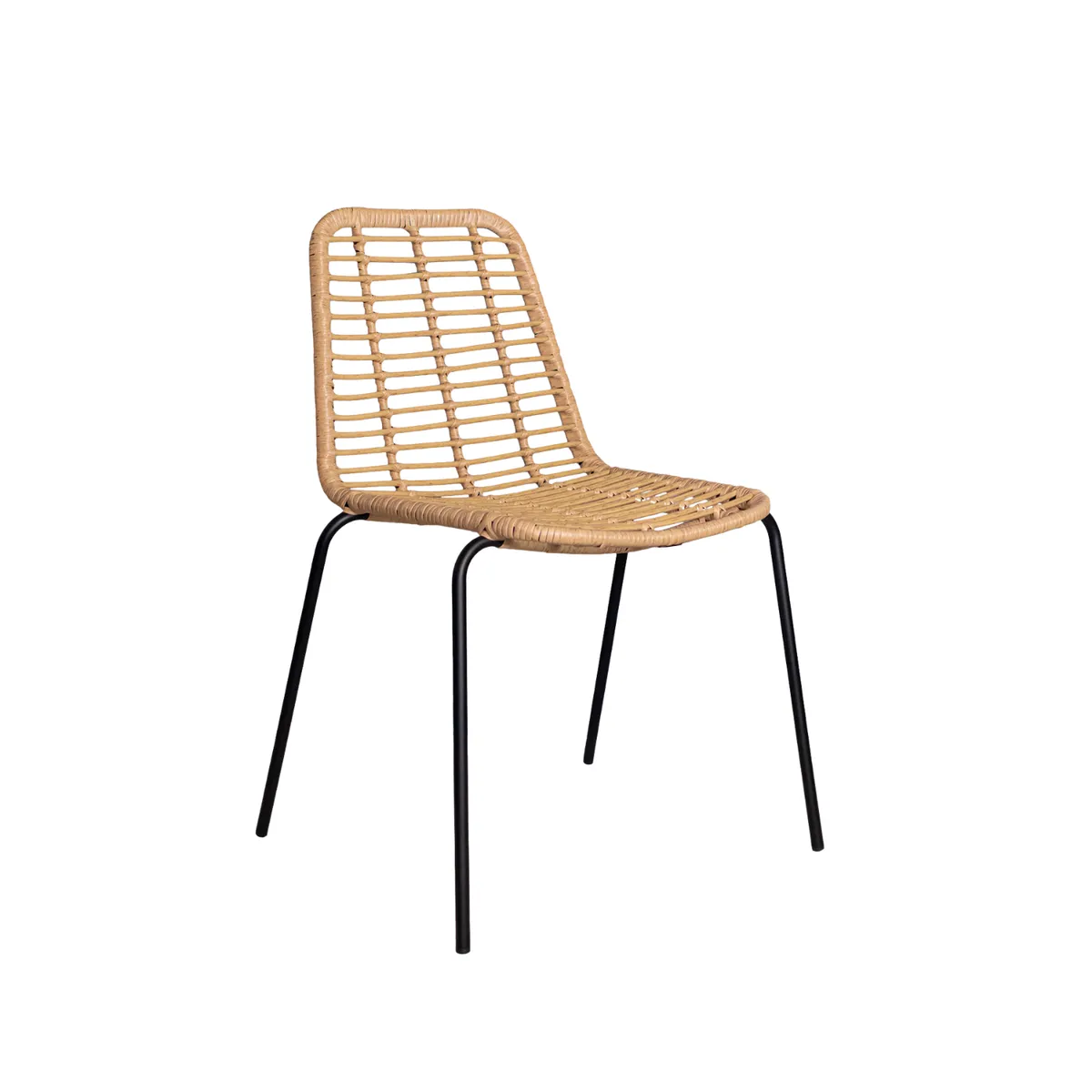 NIHM - Silla de Terraza Mingo Rattan Natural