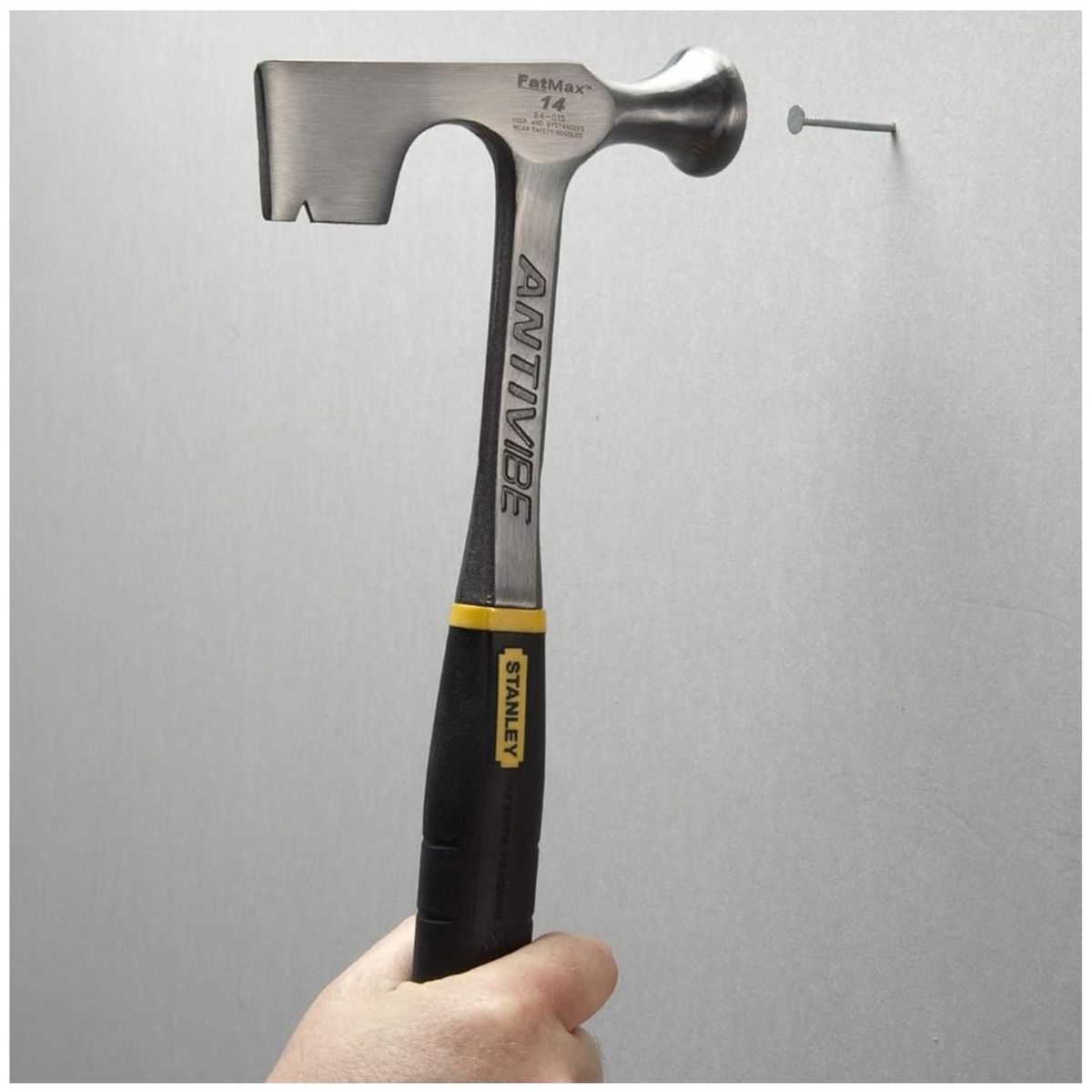 STANLEY - Martillo para Drywall FatMax AntiVibe Martillo de yeso STANLEY