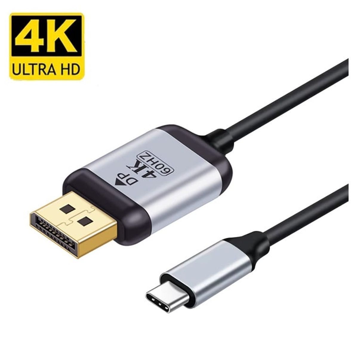OEM - Cable Tipo C a DisplayPort DP 4K 60Hz - 1.80 Metros