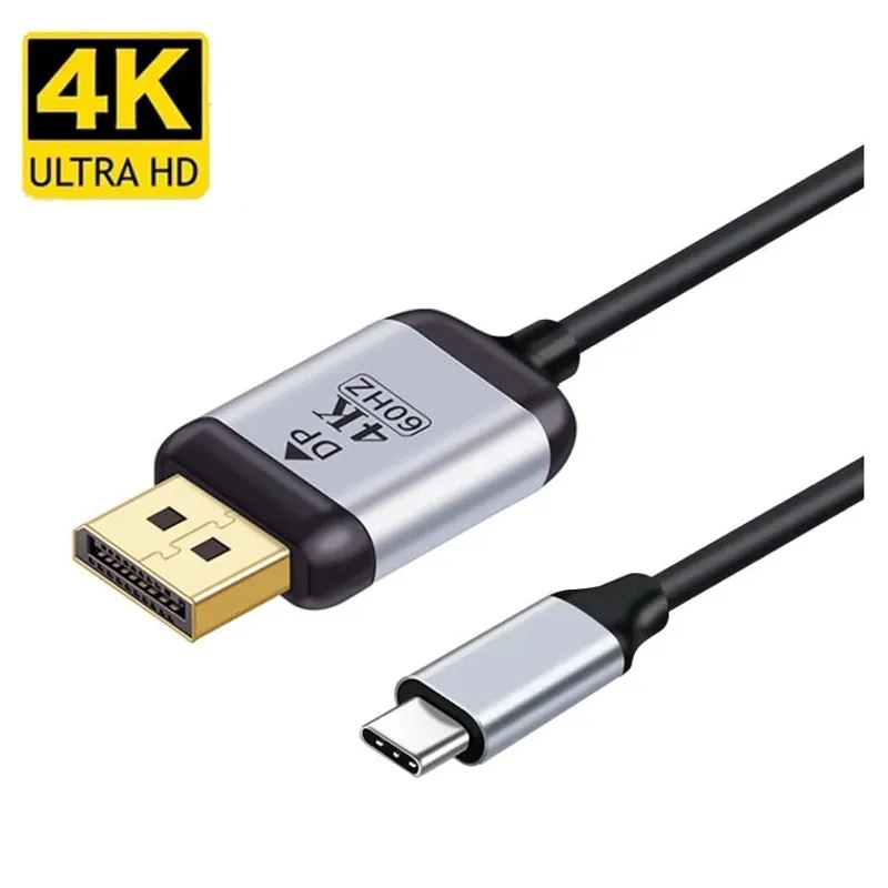 OEM - Cable Tipo C a DisplayPort DP 4K 60Hz - 1.80 Metros