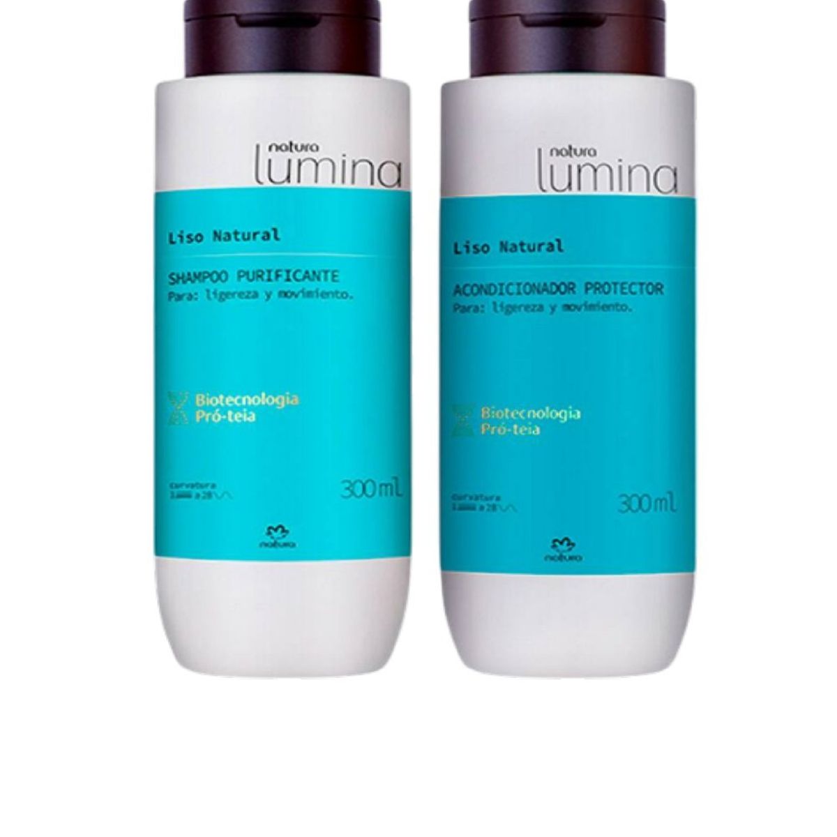 NATURA - shampoo + acondicionador para cabello liso Lumina Natura