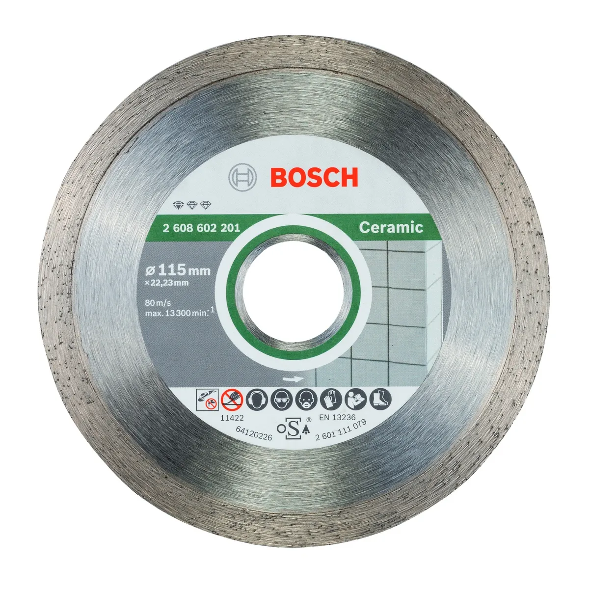 BOSCH - Disco de corte de Diamante Standard para Cerámico 4 1/2 " BOSCH