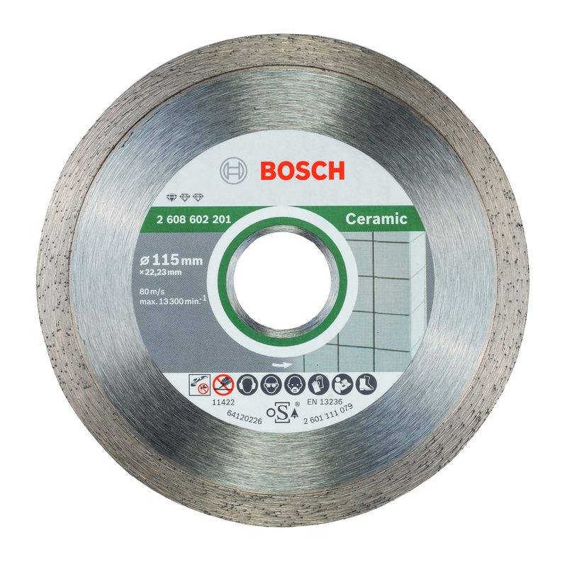 BOSCH - Disco de corte de Diamante Standard para Cerámico 4 1/2 " BOSCH