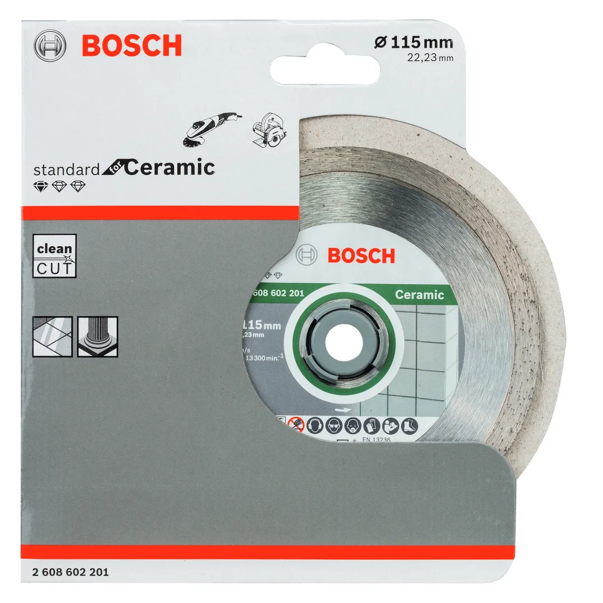 BOSCH - Disco de corte de Diamante Standard para Cerámico 4 1/2 " BOSCH