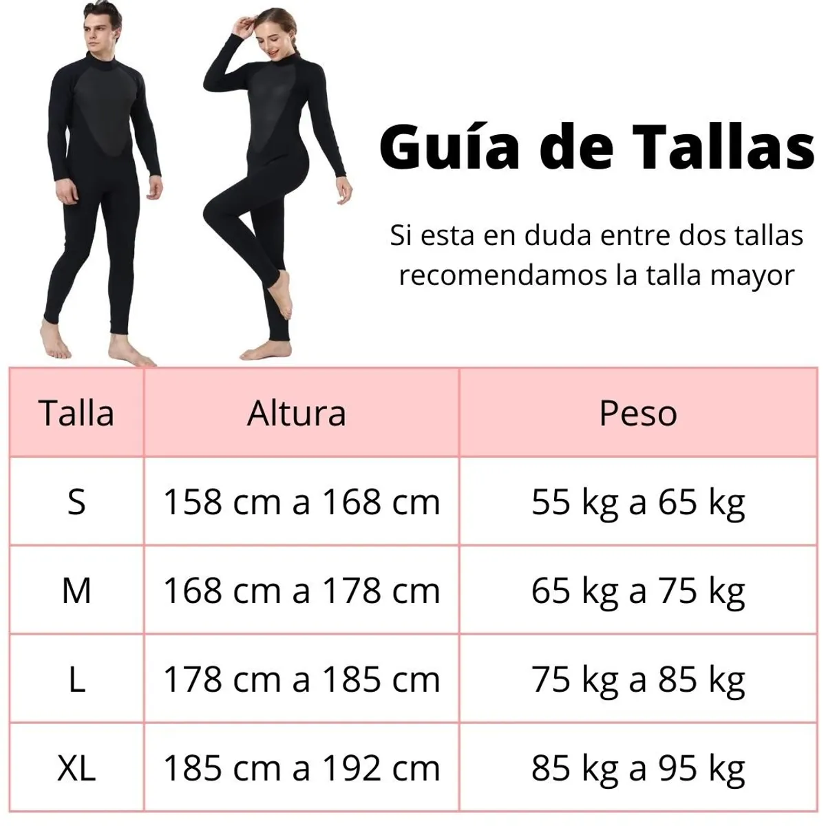 PRO - Wetsuit Traje de Neopreno 3mm Unisex para Surf Natación Aguas Abiertas