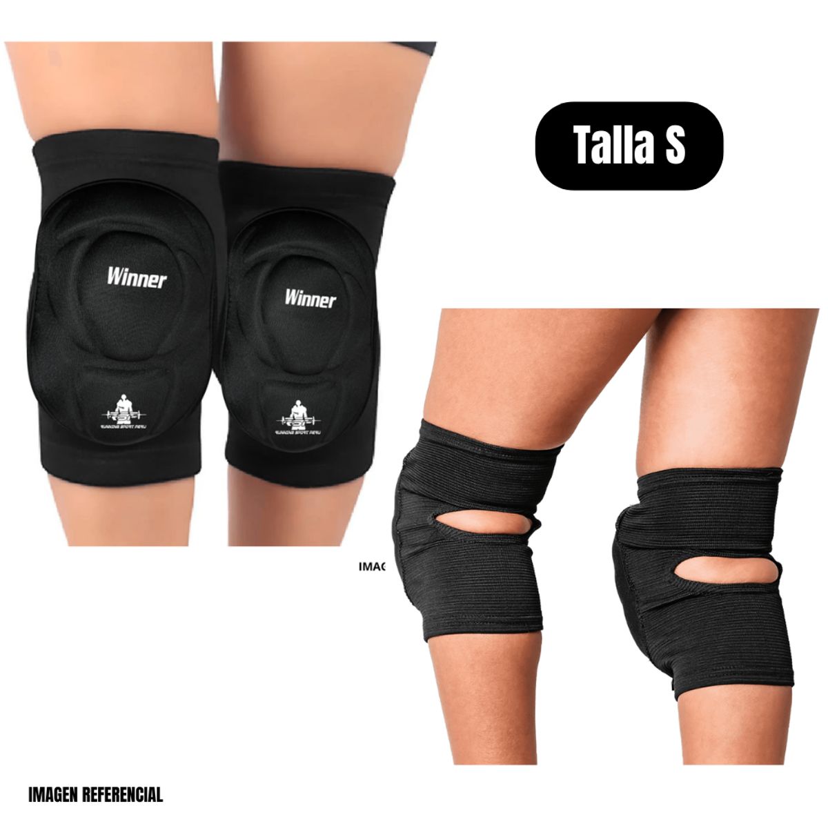 GENERICO - Rodilleras Winner Para Voley - Talla S