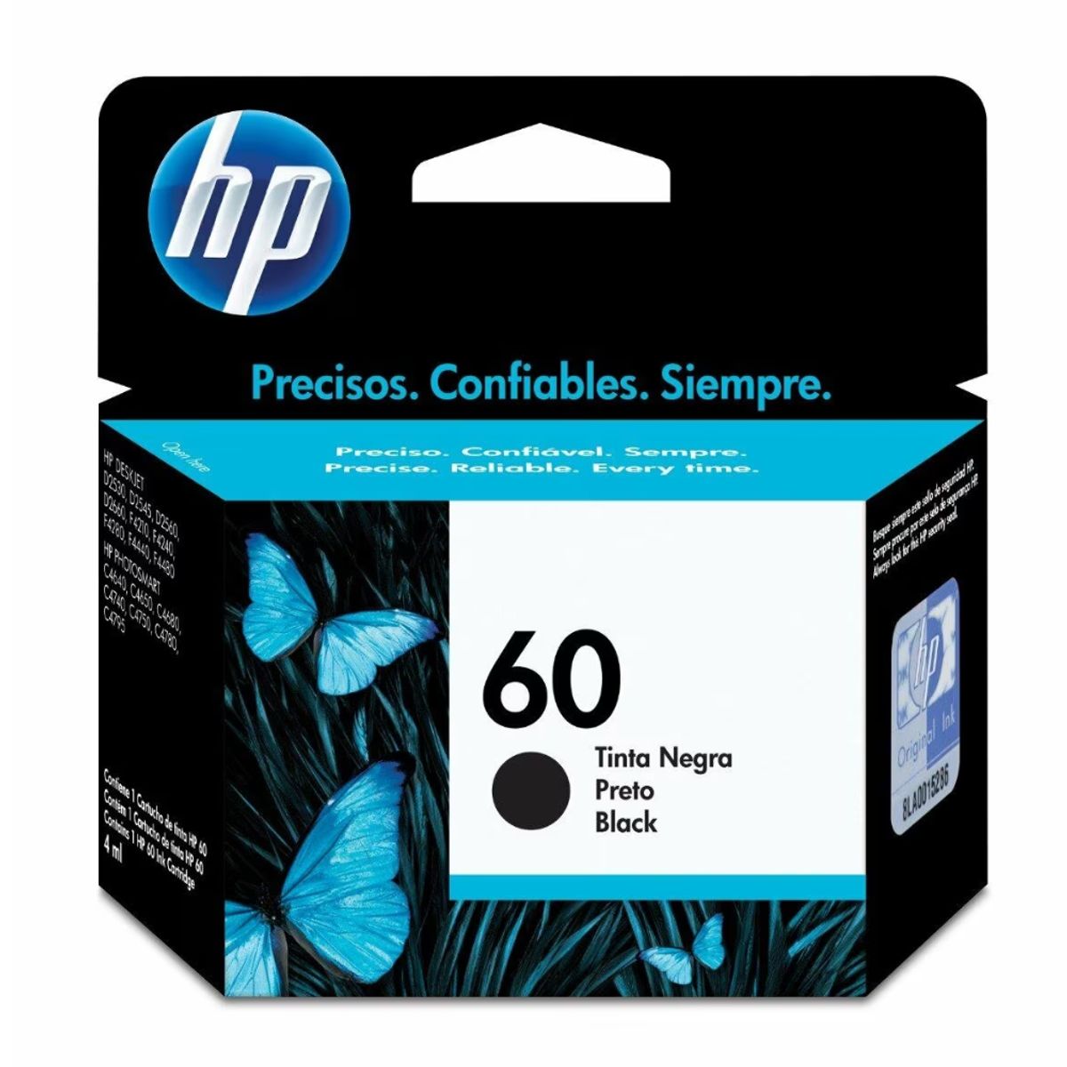 HP - Cartucho de Tinta HP 60 Negra Original