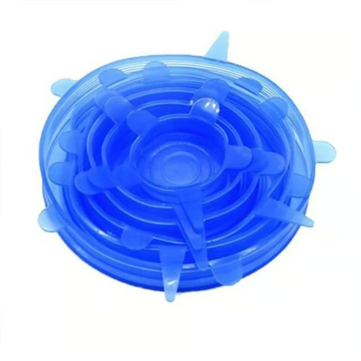 GENERICO - PACK X3 SETS DE 6 TAPAS ELÁSTICA SILICONA