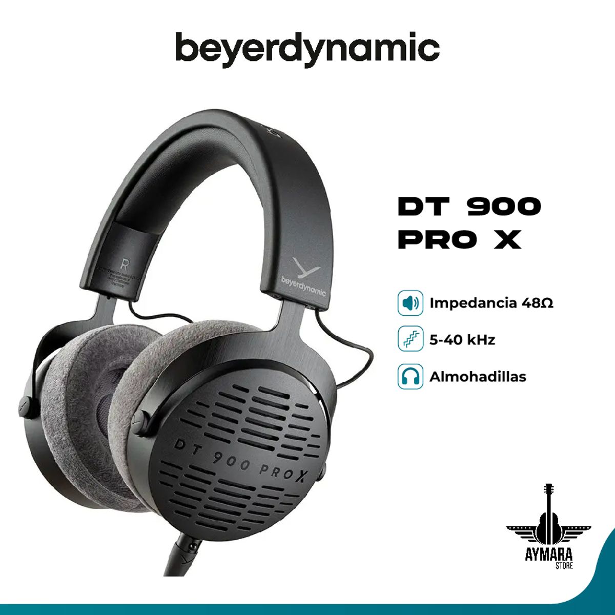 BEYERDYNAMIC - Audífonos Abiertos Beyerdynamic DT 900 Pro X