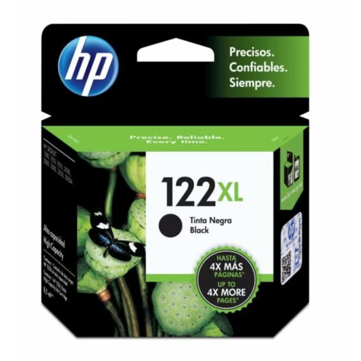 HP - Cartucho de Tinta HP 122XL Negra Original