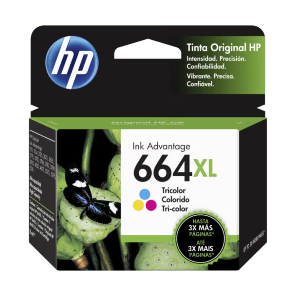 HP - Cartucho de Tinta HP 664XL Negra Original