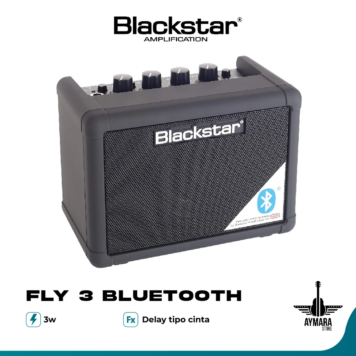 BLACKSTAR - Amplificador Portátil Blackstar FLY 3 Bluetooth