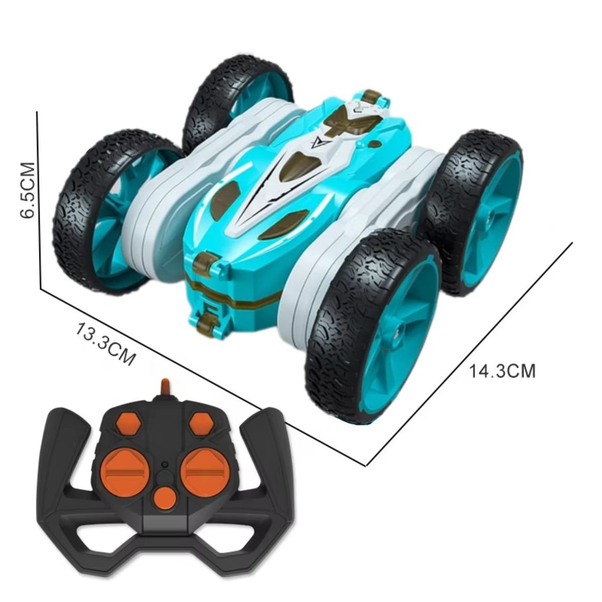 GENERICO - Carro a control remoto STUNT CAR DRIFTING Cian