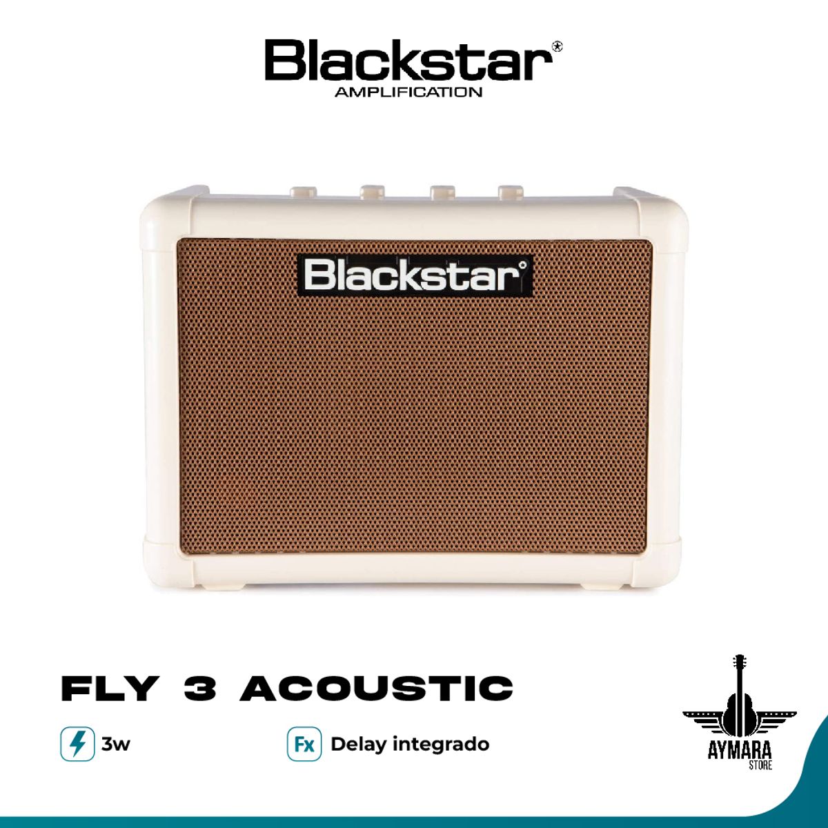 BLACKSTAR - Amplificador Portátil Blackstar FLY 3 Acoustic