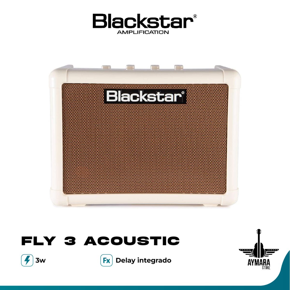 BLACKSTAR - Amplificador Portátil Blackstar FLY 3 Acoustic