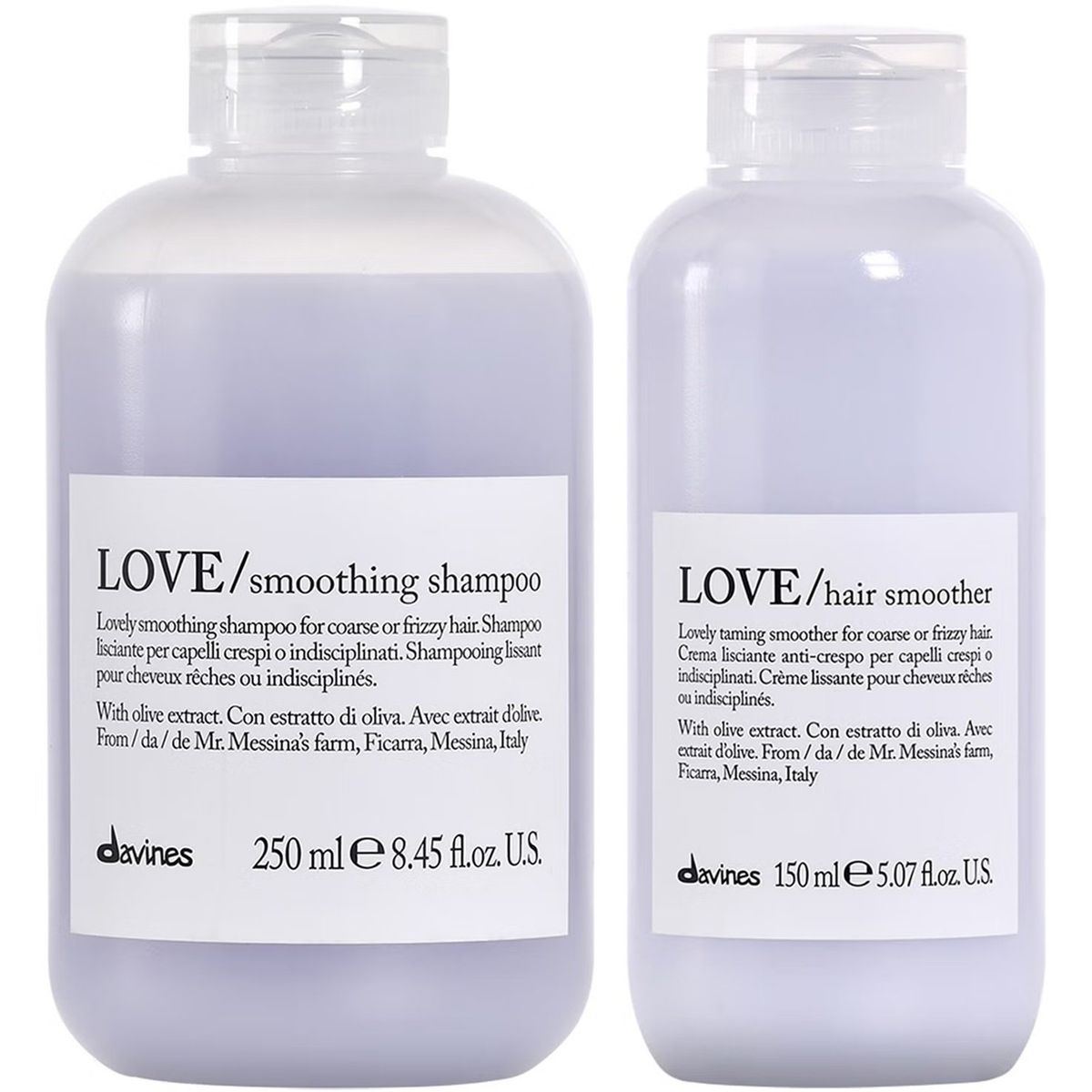 DAVINES - Shampoo Anti Frizz 250ml + Crema Davines Love Smoothing