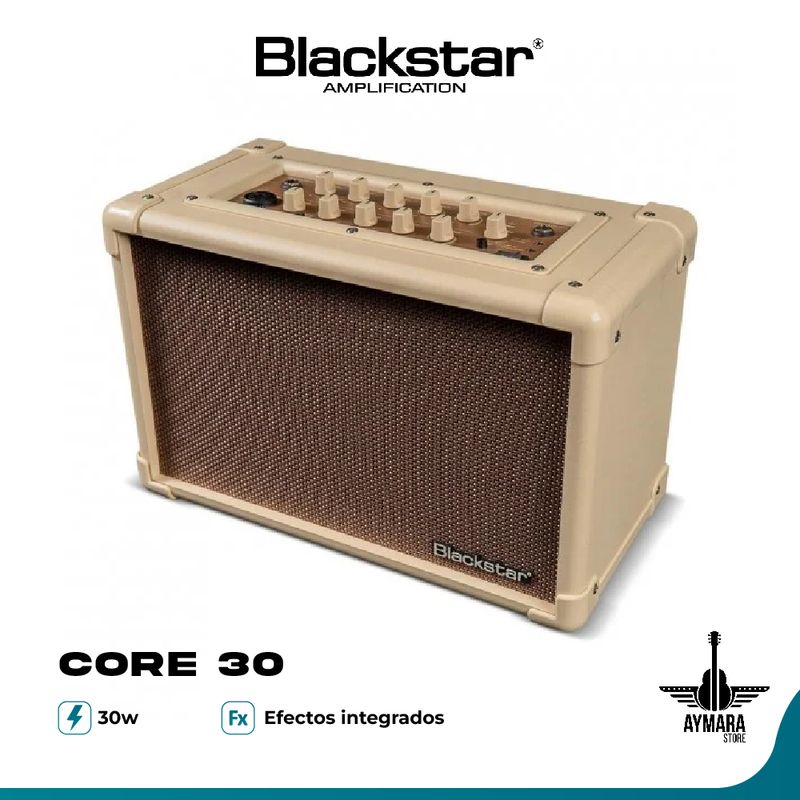 BLACKSTAR - Amplificador de guitarra acústica Blackstar Acoustic Core 30