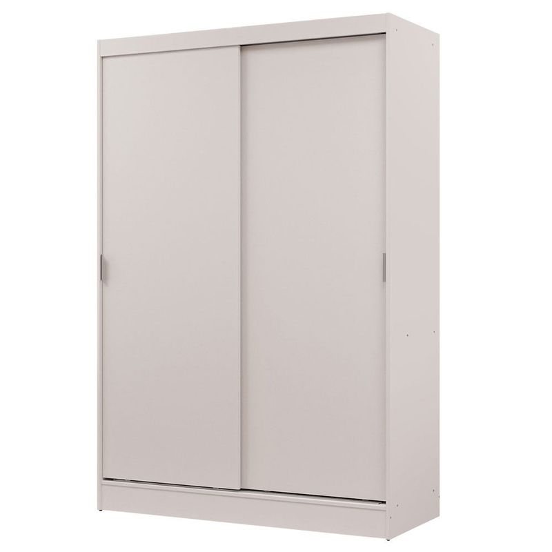MADESA - Ropero Max 2 Puertas Corredizas 2 Cajones Blanco