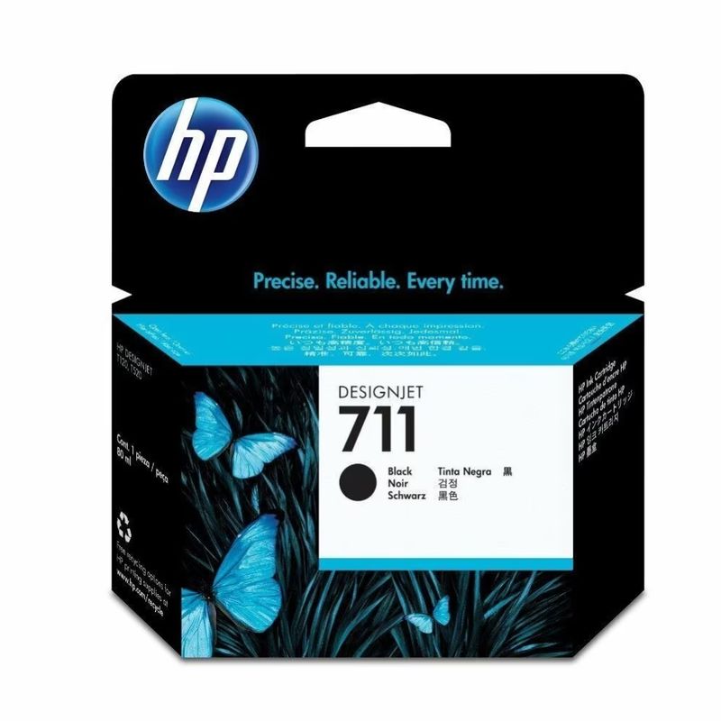HP - Cartucho de Tinta HP DesignJet 711 Negro de 80 ml