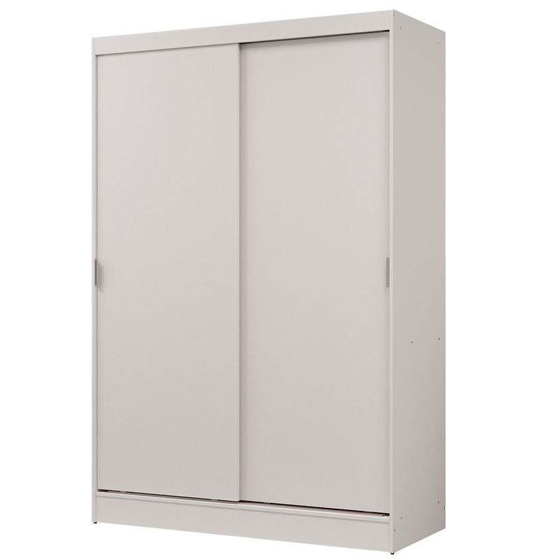 MADESA - Ropero Luke 2 Puertas Corredizas 2 Cajones Blanco