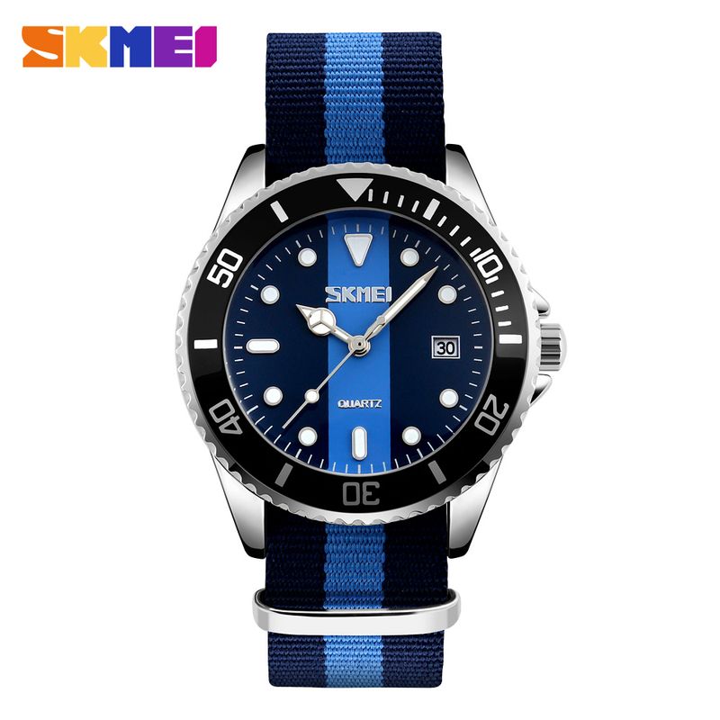 SKMEI - Reloj Skmei 9133 Azul Celeste Azul Nylon