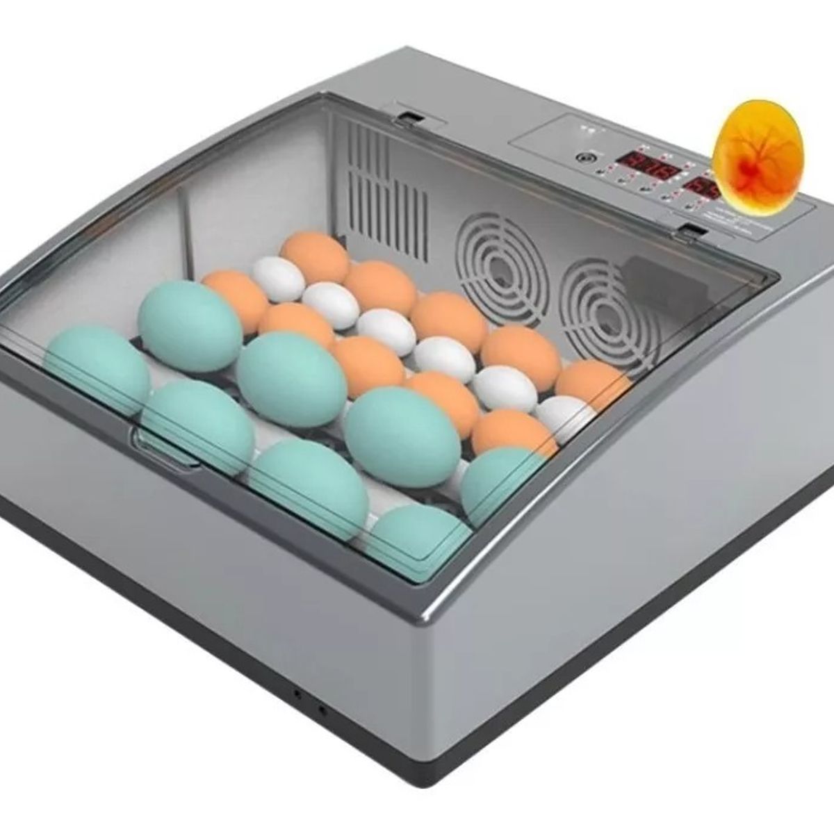 GENERICO - INCUBADORA DE 36 HUEVOS AUTOMÁTICA LED 220V