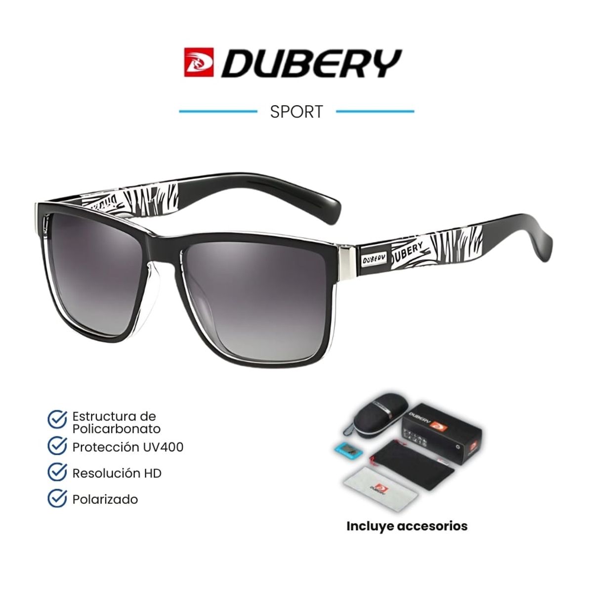 DUBERY - Lentes de Sol DUBERY Sport - Polarizados - UV400