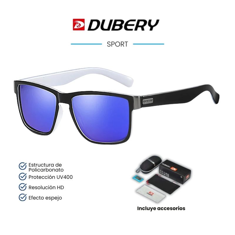 DUBERY - Lentes de Sol DUBERY Sport - Polarizados - UV400 - Azul