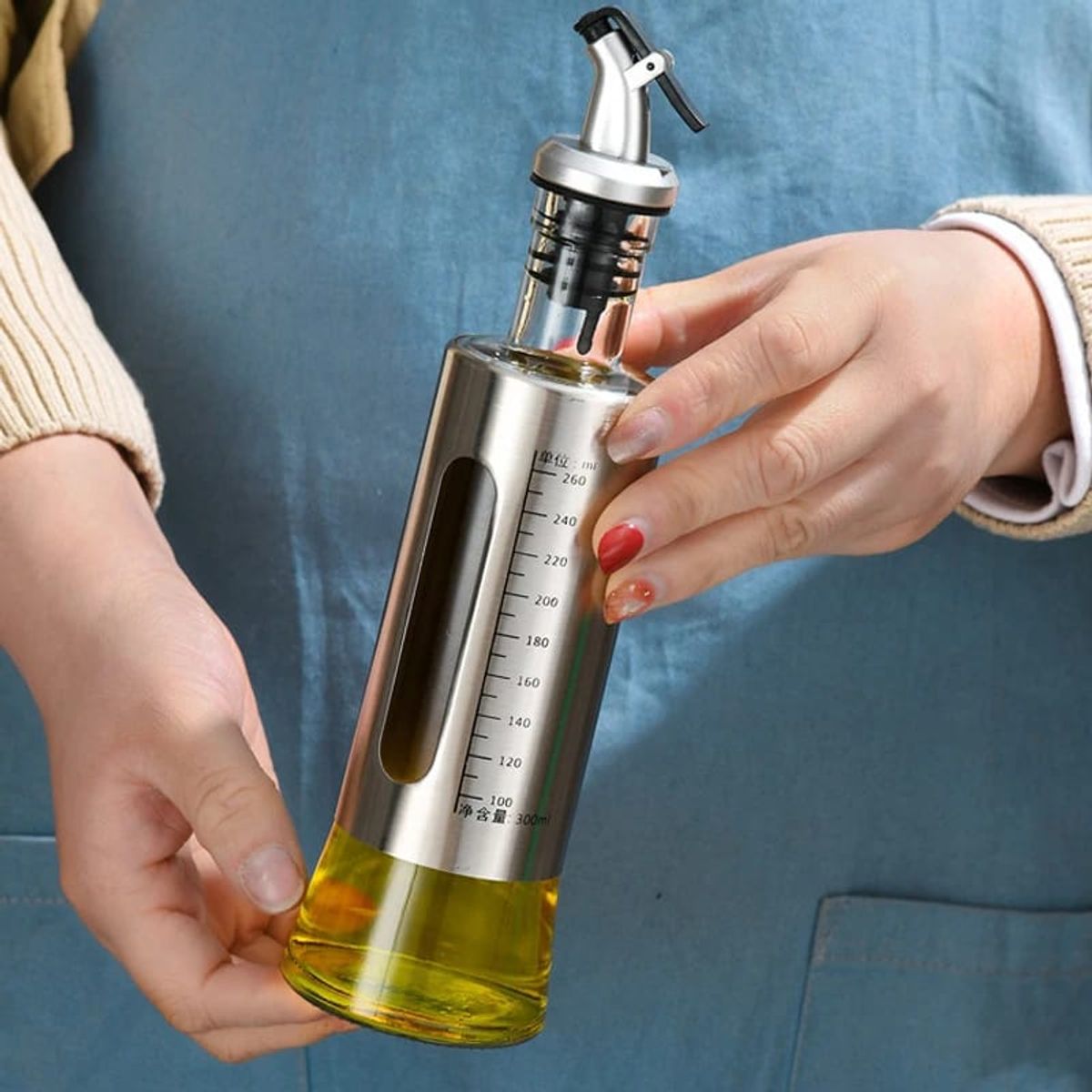 GENERICO - Aceitero De Vidrio De 500 ml