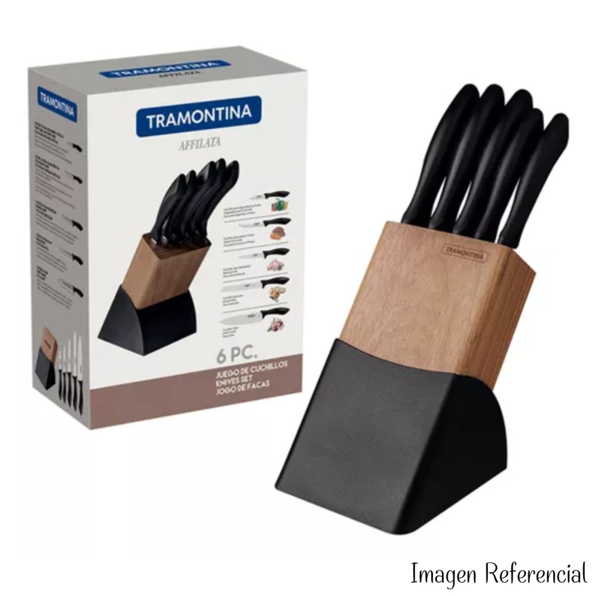 TRAMONTINA - Juego De Cuchillos 6 Piezas Tramontina