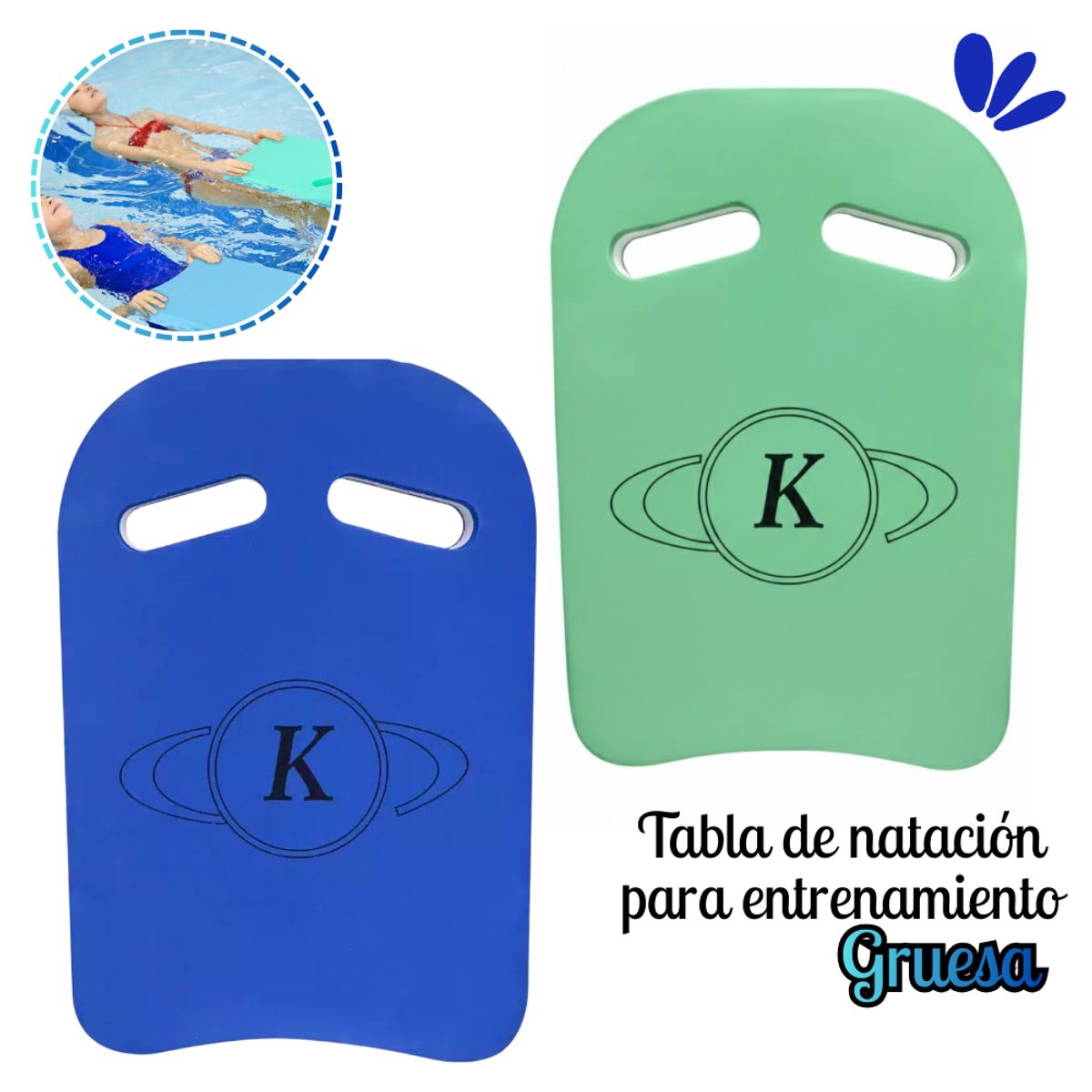 GENERICO - Tabla de natación para entrenamiento -Gruesa