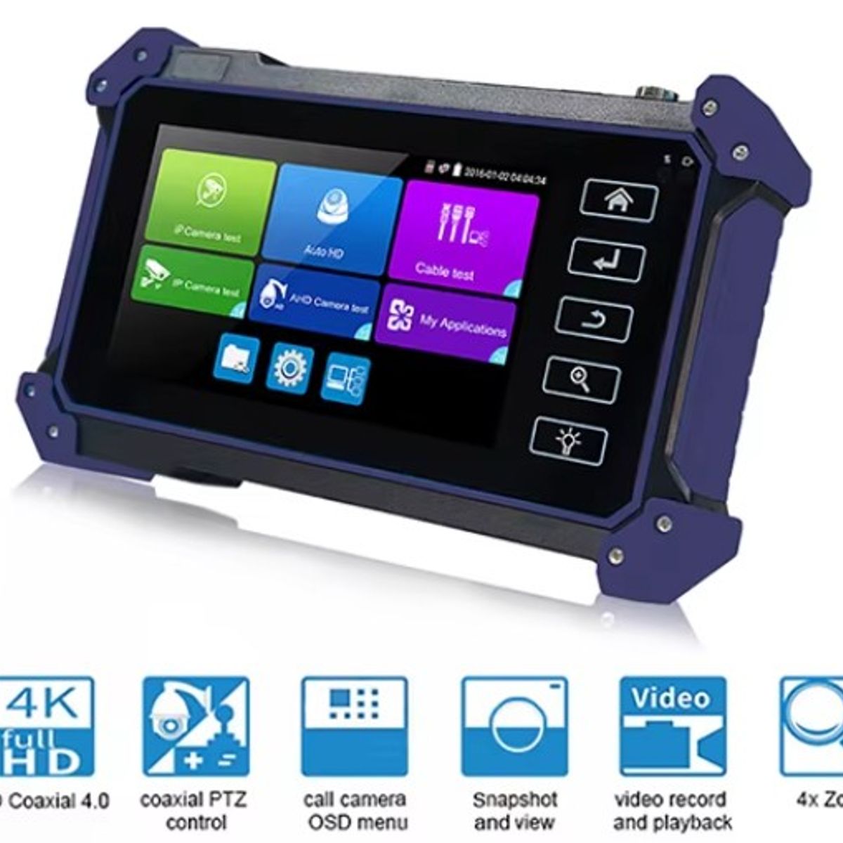 GENERICO - Tester Camara De Seguridad CCTV Analoga e IP Monitor Hdmi - vga