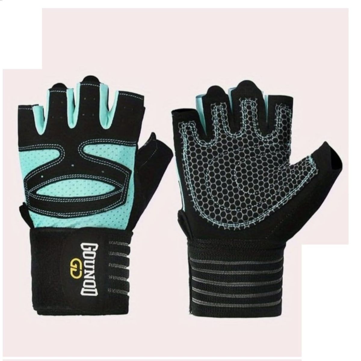 GENERICO - Guantes Deportivo para Pesas con Muñequera Talla s