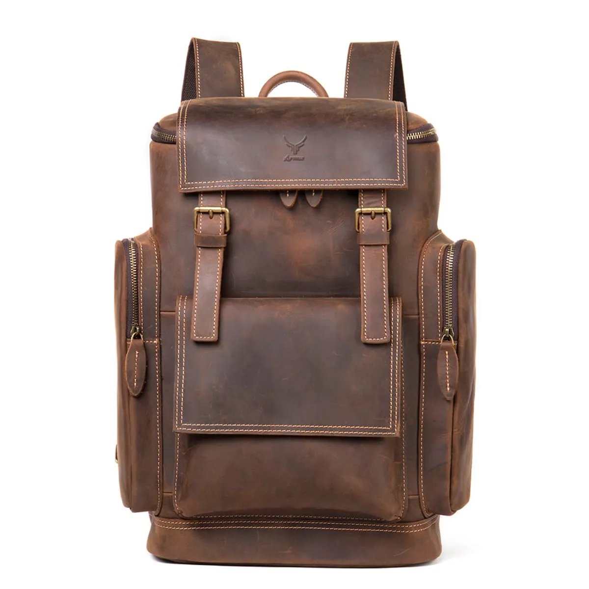 ARMUZ - MOCHILA DE CUERO VACUNO 7583 (LAPTOP 15")