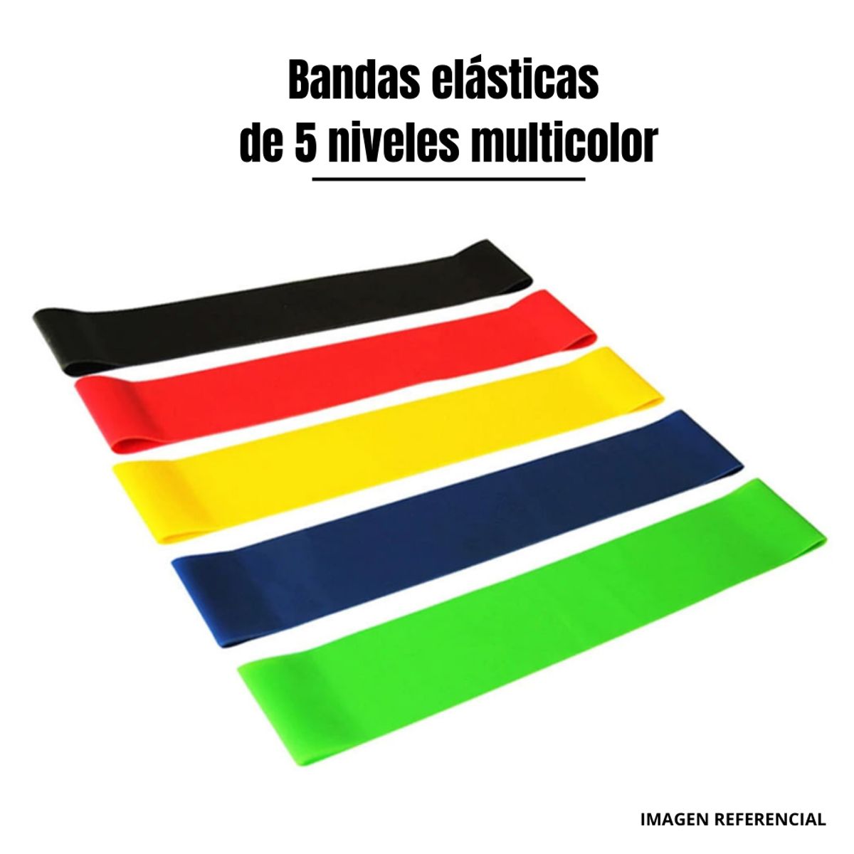 GENERICO - Bandas Elásticas 5 Niveles de Resistencia
