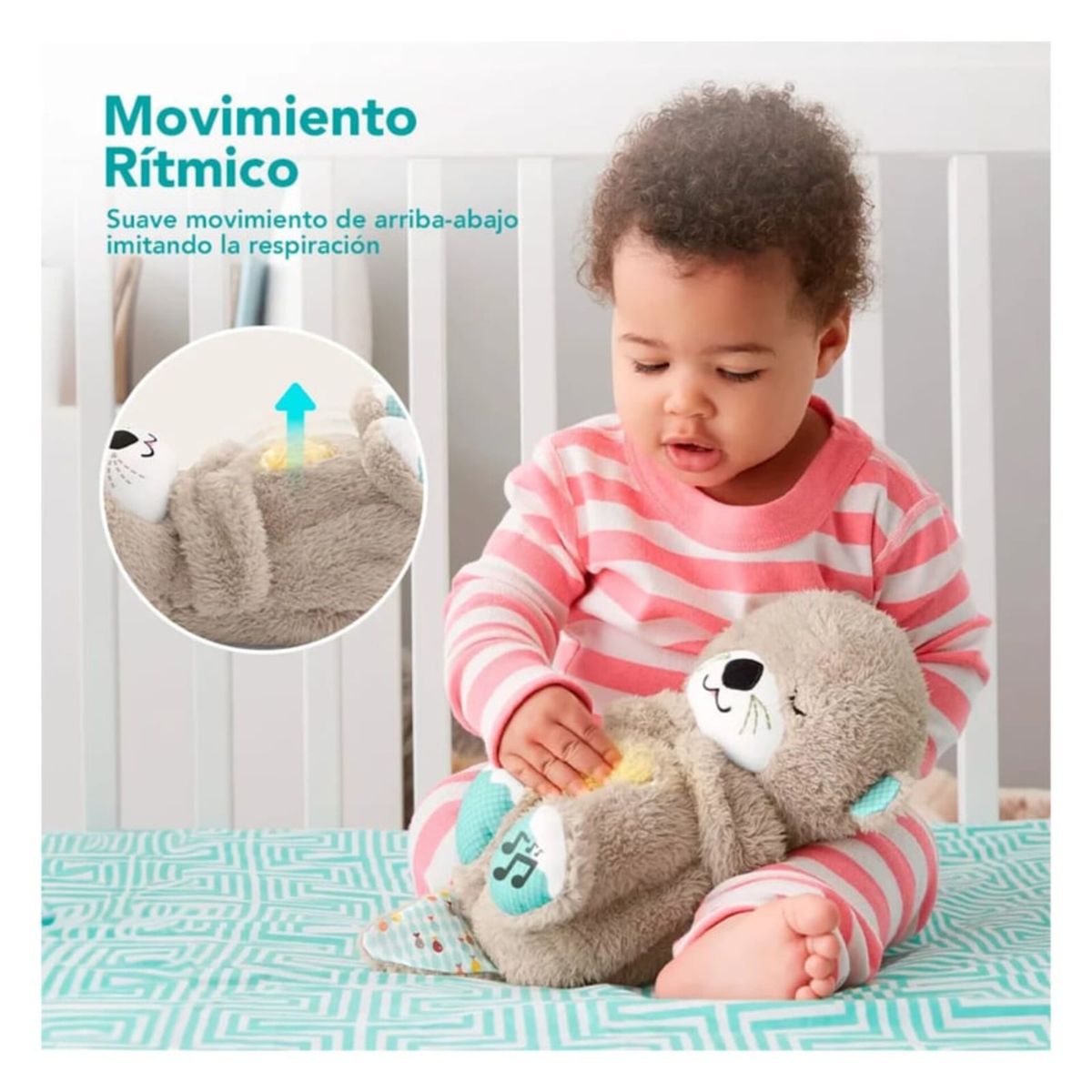 OEM - NUTRIA SENSORIAL MUSICAL CON LUZ QUE RESPIRA PARA NIÑO