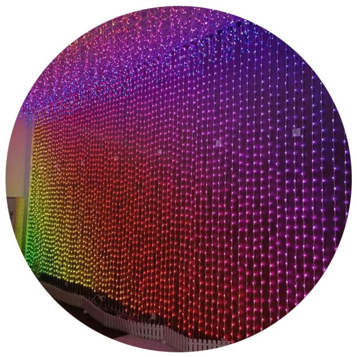 TECH - Smart Light Tipo Malla 3 x 2 metros con Control Aplicación