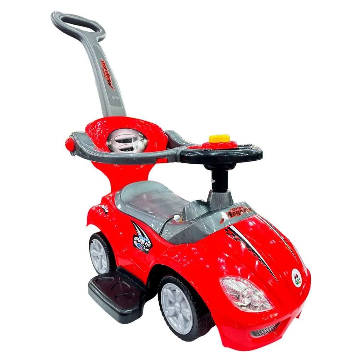 GENERICO - CORREPASILLOS MEGA CAR ROJO 3 EN 1