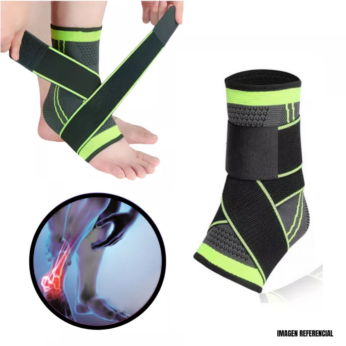 GENERICO - Tobillera Deportiva Compresión