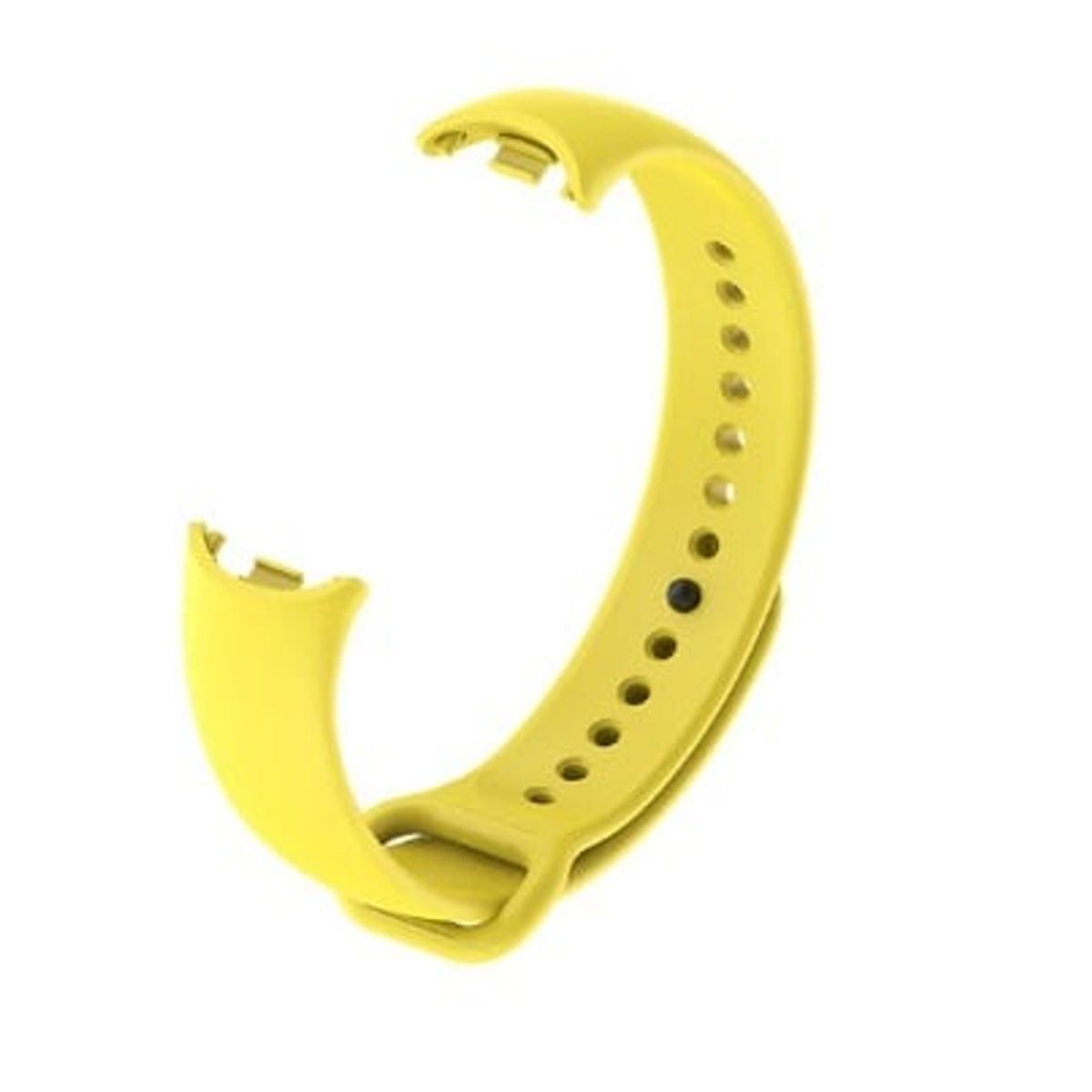 GENERICO - CORREA SILICON + BUMPER PARA  XIAOMI BAND 8 AMARILLO