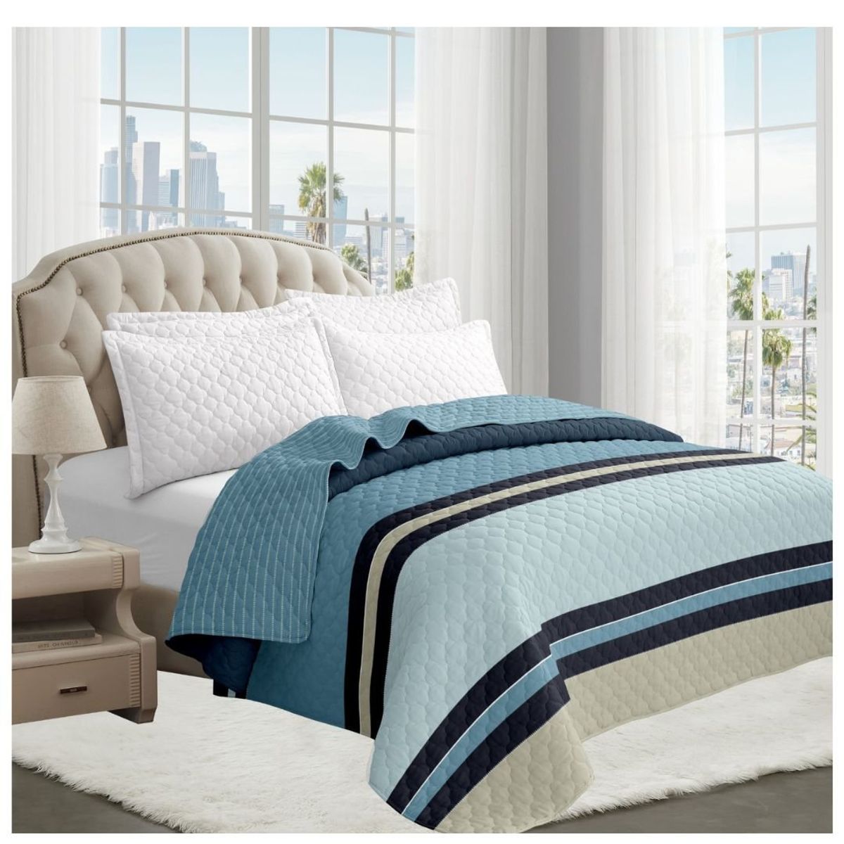 GOLDSUN - CUBRECAMA GOLDSUN 1 PIEZA DE 2 PLAZAS.