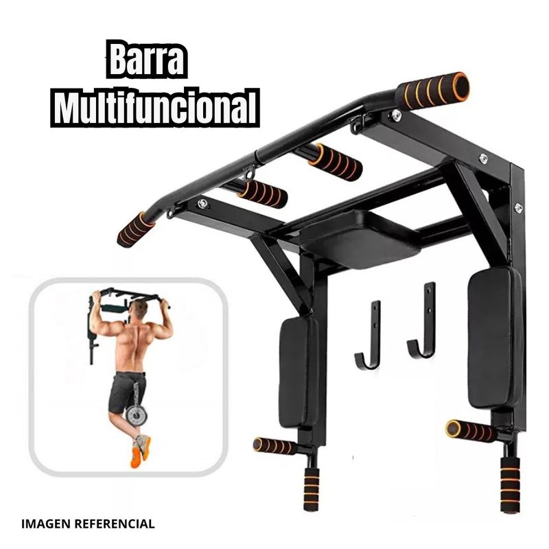 GENERICO - Barra Multifuncional 2 en 1 Para Dominadas